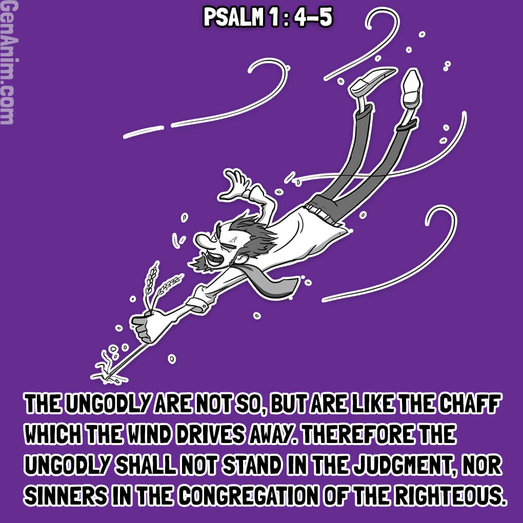 Psalm 1:4-5 Illustrated
