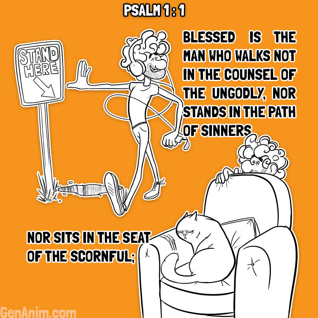 Psalm 1:1 Illustrated